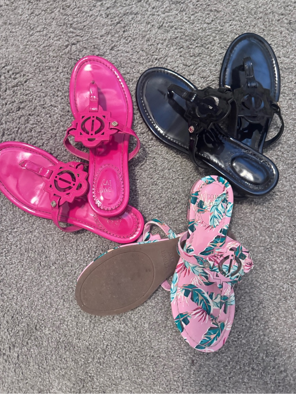 Sandals - 3 pair
